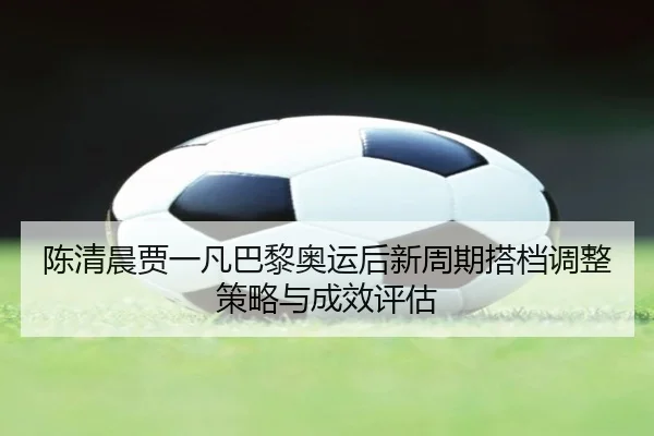 陈清晨贾一凡巴黎奥运后新周期搭档调整策略与成效评估